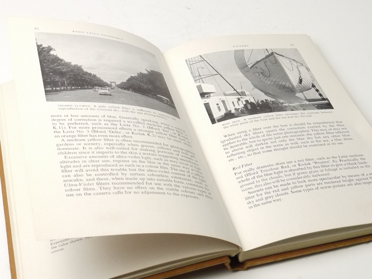 mwclassiccameras-20250321-244 Basic Leica Technique, book by R H Bomback c1954, 1st Edition. Hardback. 254 pages in English