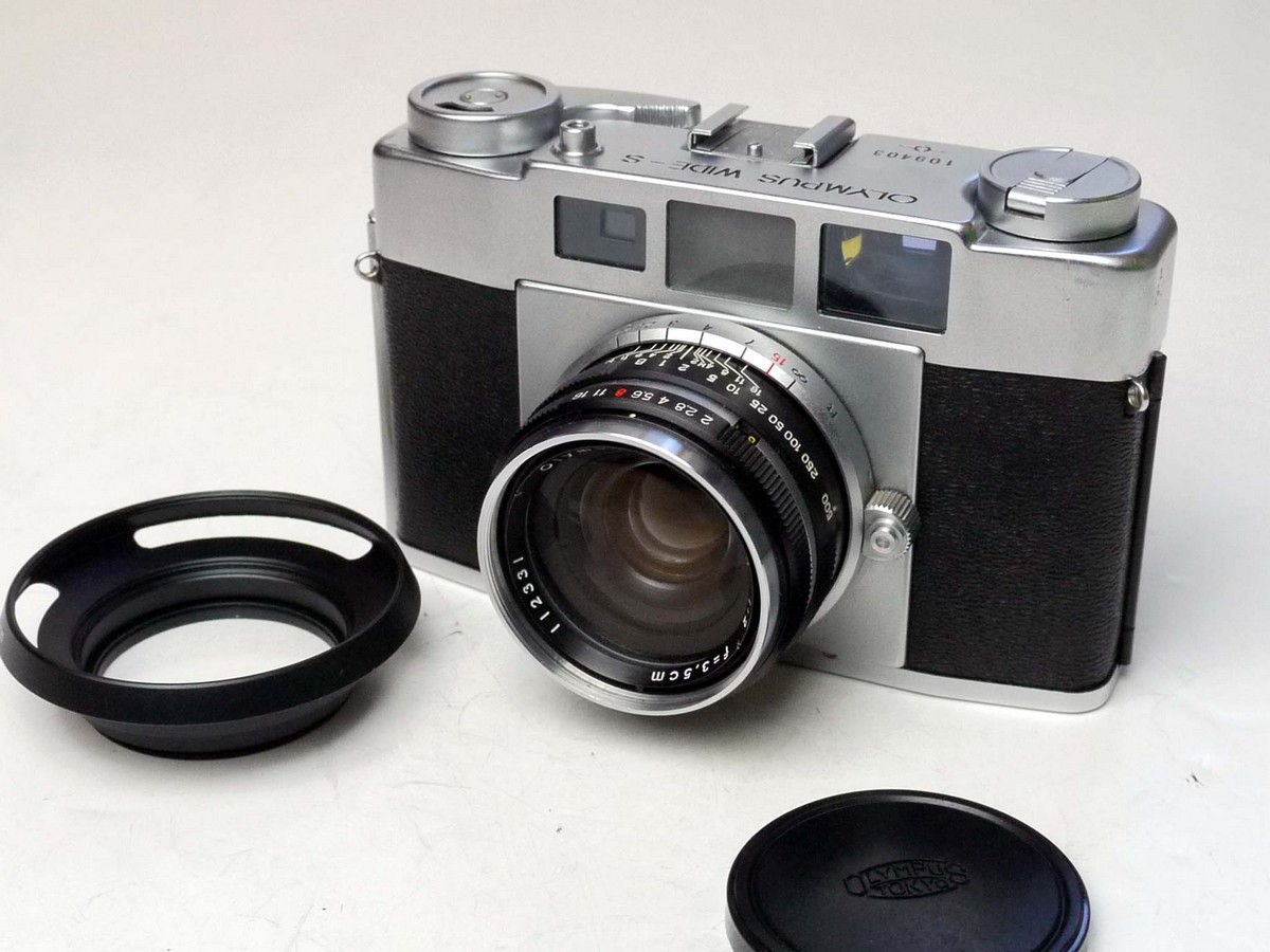 フィルムカメラ Sendico Olympus Wide-S Olympus Wide-S 35mm Coupled Rangefinder camera c1957-58 with 3.5cm