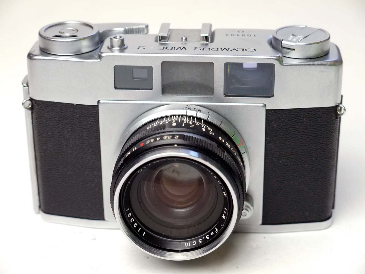フィルムカメラ Sendico Olympus Wide-S Olympus Wide-S 35mm Coupled Rangefinder camera c1957-58 with 3.5cm