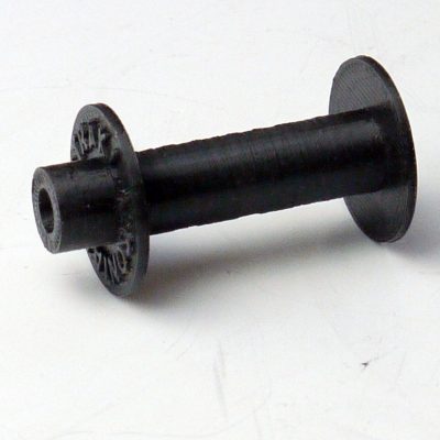 Zeiss Ikon Contax Plastic Take-Up Spool for vintage rangefinder cameras. Marked "Contax Petrakla" at the end