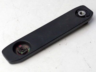Leitz Black Anodised Baseplate for the M5 with small tripod mount. Rewind lever is missing. FOR SPARE PARTS