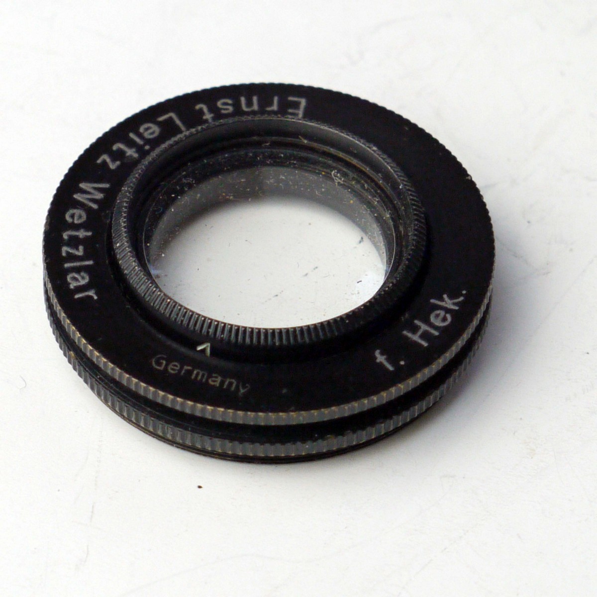 mwclassiccameras-20250404-82 Leitz 39mm screw-in filter adapter for the Hektor lens + Leitz 25mm screw-in Close-Up 1 Lens. UNCOMMON