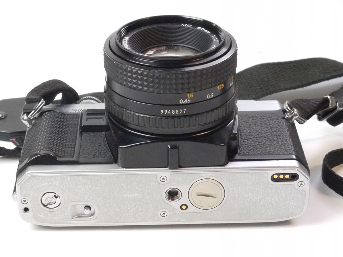 mwclassiccameras-20250418-25 Minolta X-300 35mm SLR + 50mm f1.7 MD lens & Minolta Neck Strap