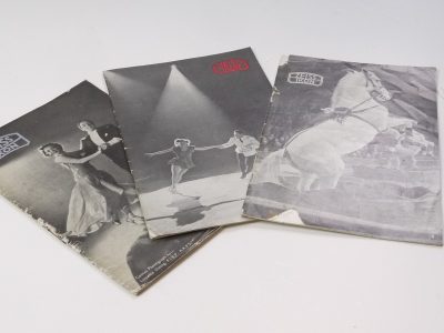 Zeiss Ikon Set of Three Catalogues c1939 (32 pages) c1954 (20 pages) & 1950's (20 pages). All in English