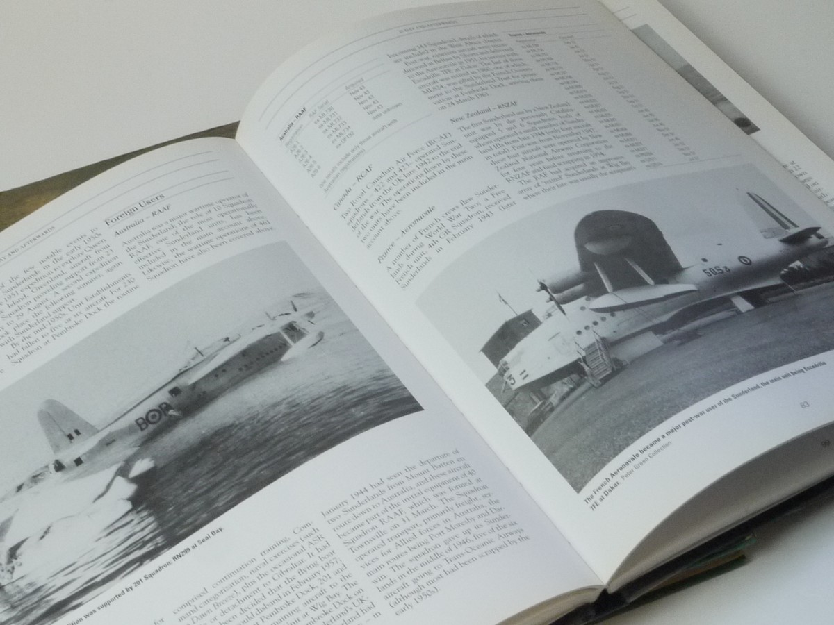 mwclassiccameras-20250502-116 Set of Two Books - Short Sunderland, book by Ken Delve c2000 Crowood Aviation + Sunderland at War by Chaz Bowyer. Both Large Hardbound, with dust covers. Over 150 pages each in English