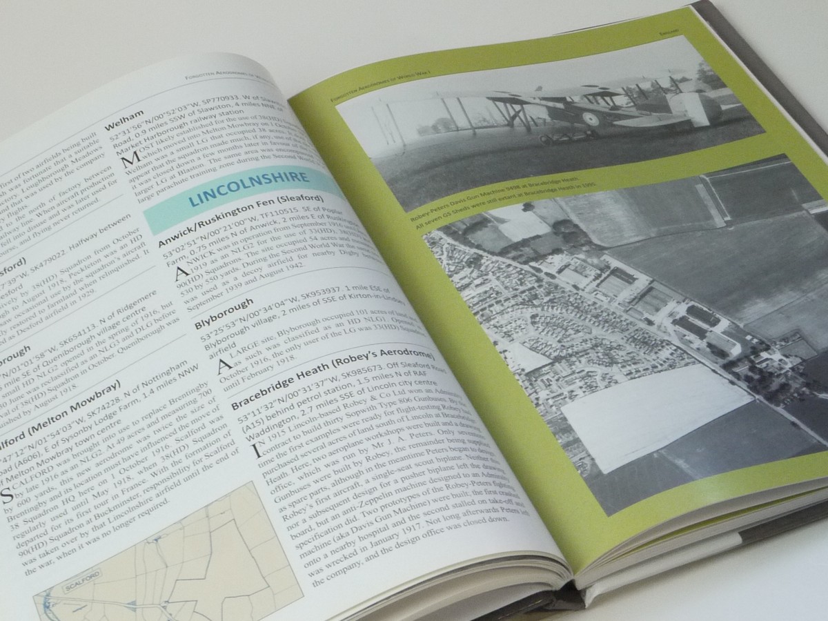 mwclassiccameras-20250502-119 Forgotten Aerodromes of World War I by Martyn Chorlton c2014. Hardback with dust cover. 272 pages in English