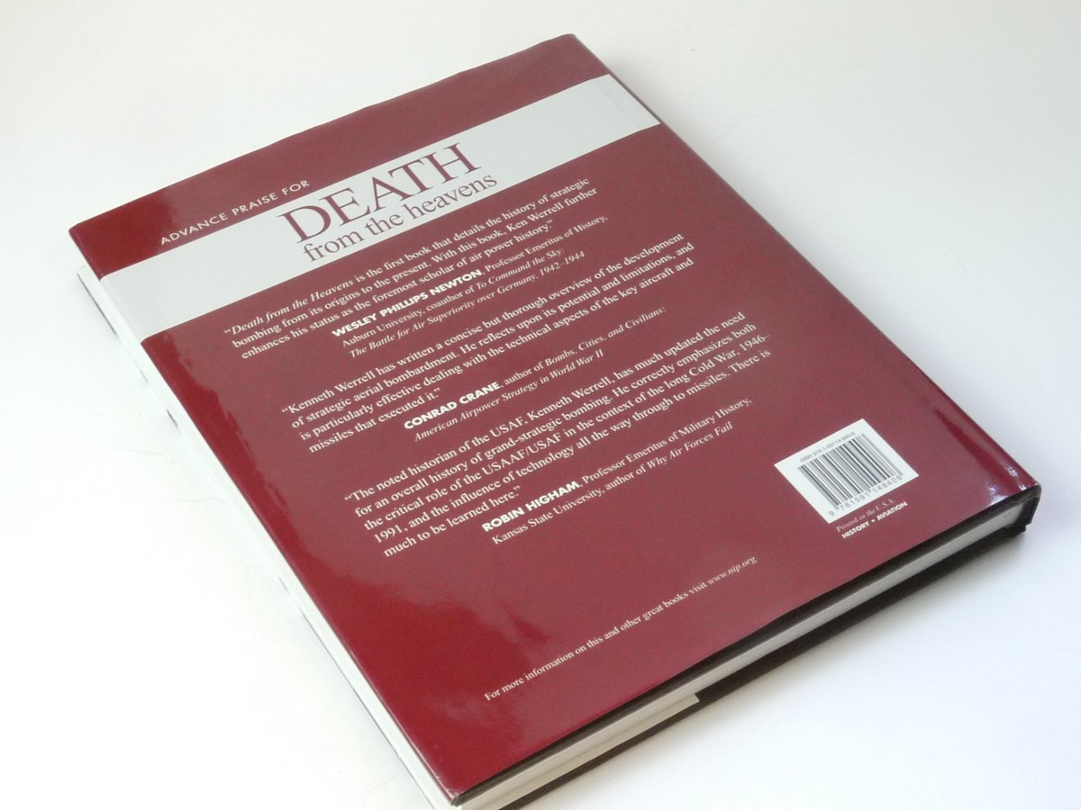 mwclassiccameras-20250502-129 Death from the Heavens, A History of Strategic Bombing, by Kenneth P Werrel c2009. Hardback with dust cover. 332 pages in English