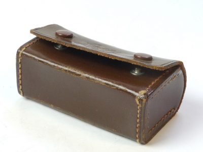 Leitz Brown leather case for finder (Right-angle finder or short rangefinder) 79 x 29 x 39mm