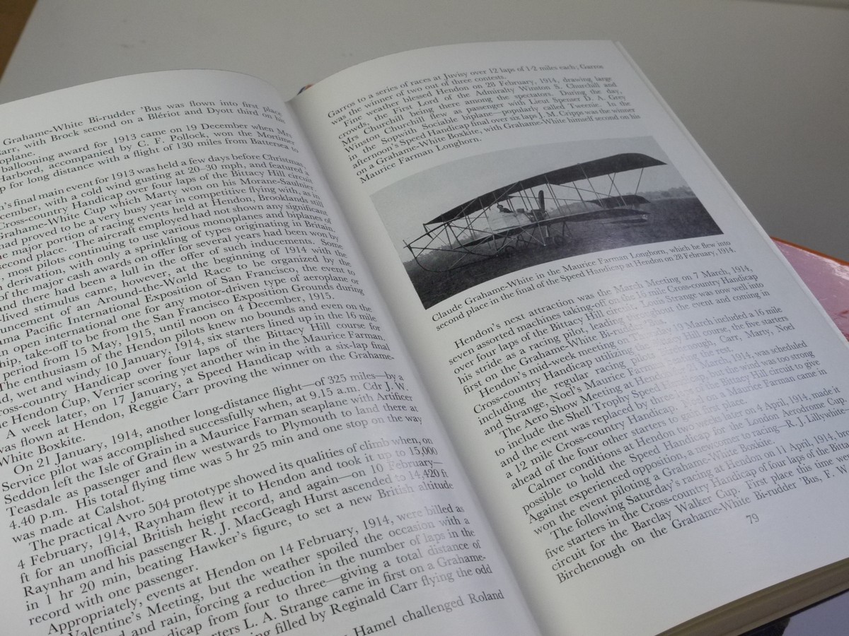 mwclassiccameras-20250523-181 Set of Six Putnam Publication books - "British Racing & Record-Breaking Aircraft" c1970, "The Aeroplanes of the Royal Flying Corps (Military Wing)" c1982, "British Aviation The Pioneer Years" c1967, "Vickers Aircraft since 1908" c1969. "De Havilland Aircraft since 1909" c1962 & "Miles Aircraft since 1925" c1970. All hardback with dust covers