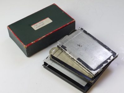 Newman & Guardia (N&G) set of Three 6x9 Double Sided Cut-Film holders (numbered) + Box