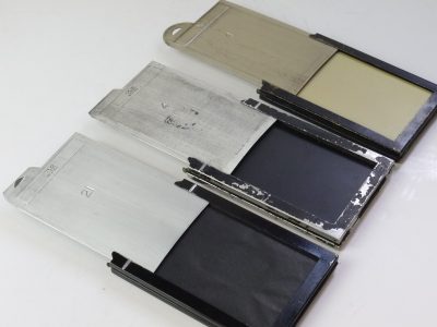 Newman & Guardia (N&G) set of Three 6x9 Double Sided Cut-Film holders (numbered) + Box