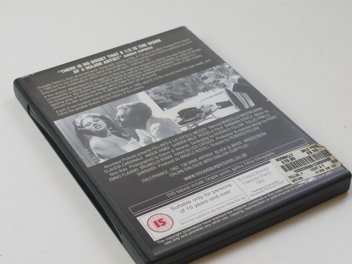mwclassiccameras-20250606-161 Six European Foreign Language Director's Films. Federico Fellini's "la dolce vita", "Satyricon", "8 1/2" & "Amarcord"; Igmar Bergman's "The Seventh Seal", "Persona", "Fanny and Alexander" & "Hour of the Wolf"; Wim Wenders's "The American Friend" & "Wings of Desire"; Werner Herzog's 6 DVD Set (Aguirre, Nosferatu, Woyzeck, Fitzcarraldo, Cobra Verde & My Best Friens), Noseferatu, Stroszek & Heart of Glass; Cinema Paradiso Director's Cut by Giuseppe Tornatore; Fritz Lang's M. Total of 21 DVDs, most with special Features. Region 2 (UK)