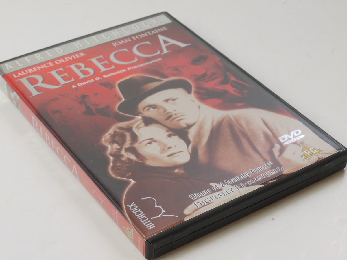 mwclassiccameras-20250606-218 Alfred Hitchcock Set of 4 Separate DVD Films ("Notorious", "Spellbound", "Rebecca" & "The 39 Steps") All with Special Features. PAL/Region 2 (UK)