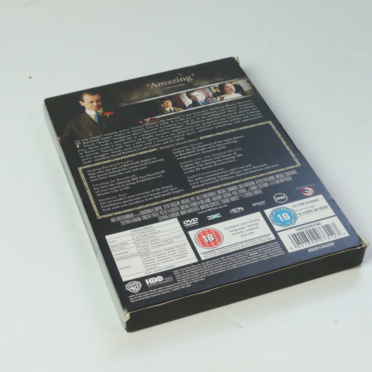 mwclassiccameras-20250613-13 Boardwalk Empire set of 4 DVD Box Sets (Seasons 1. 2, 3 & 4) PAL/Region 2 (UK). with Bonus Features