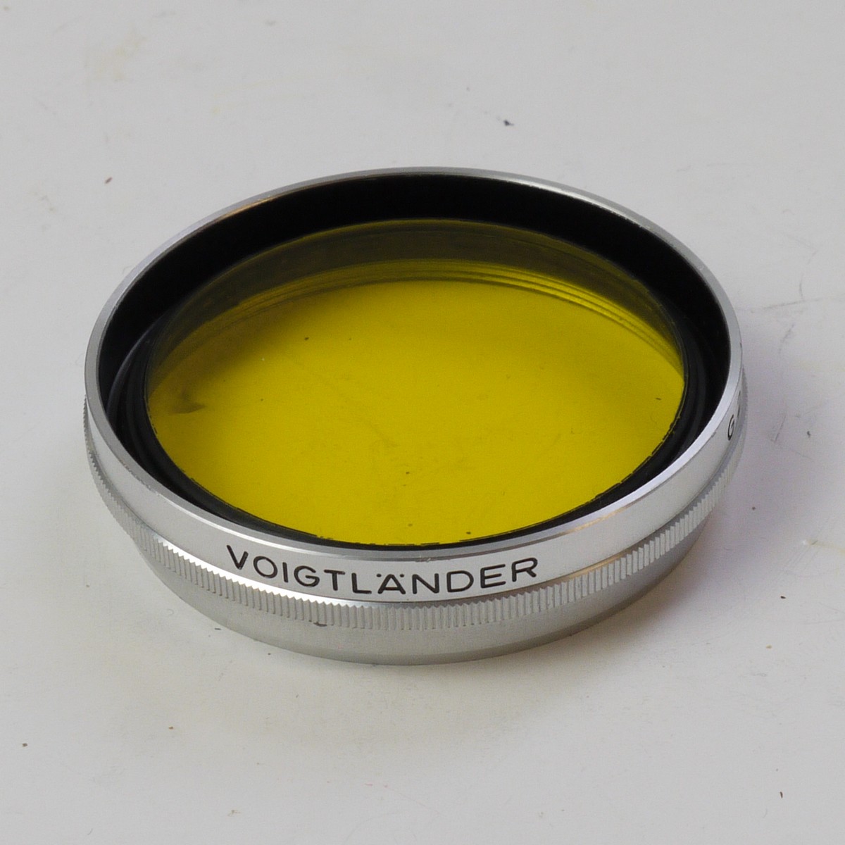mwclassiccameras-20250613-280 Voigtlander 49mm Screw-In Yellow G2 Filter (302/49) for the 35 & 100mm Prominent lenses