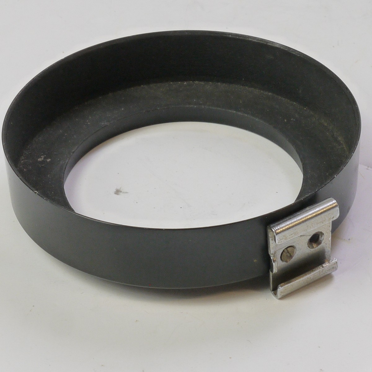 mwclassiccameras-20250613-295 Hasselblad 67mm Screw-In metal lens hood for the 50mm Distagon lens, with Added Accessory Shoe