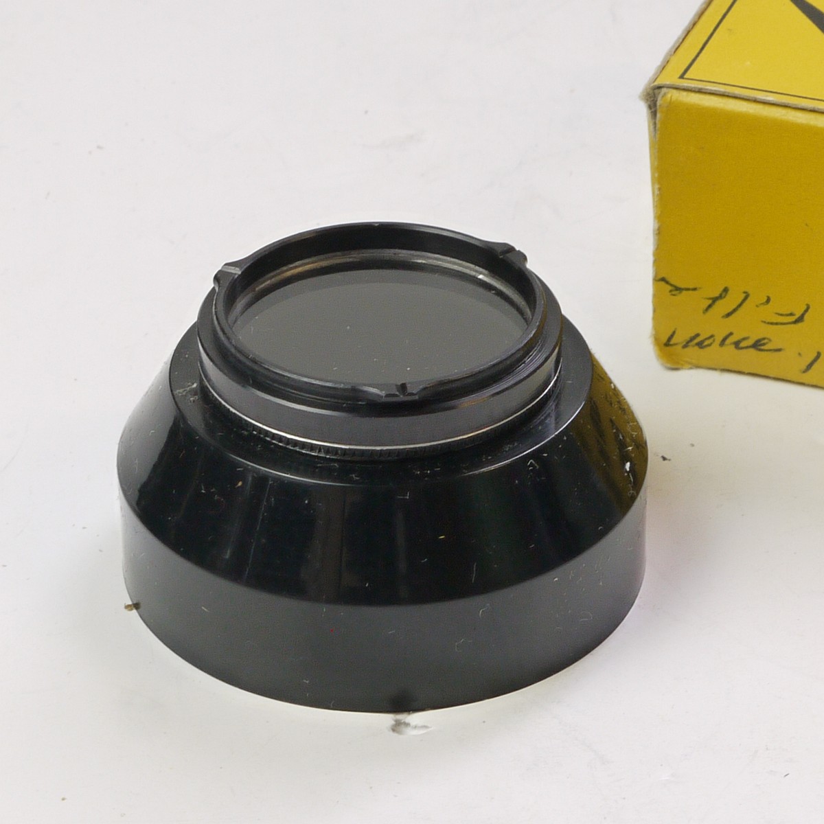mwclassiccameras-20250613-341 BDB Lens Hood Combined Holder, with Rollei Bayonet 1 mount & clear glass filter + Box