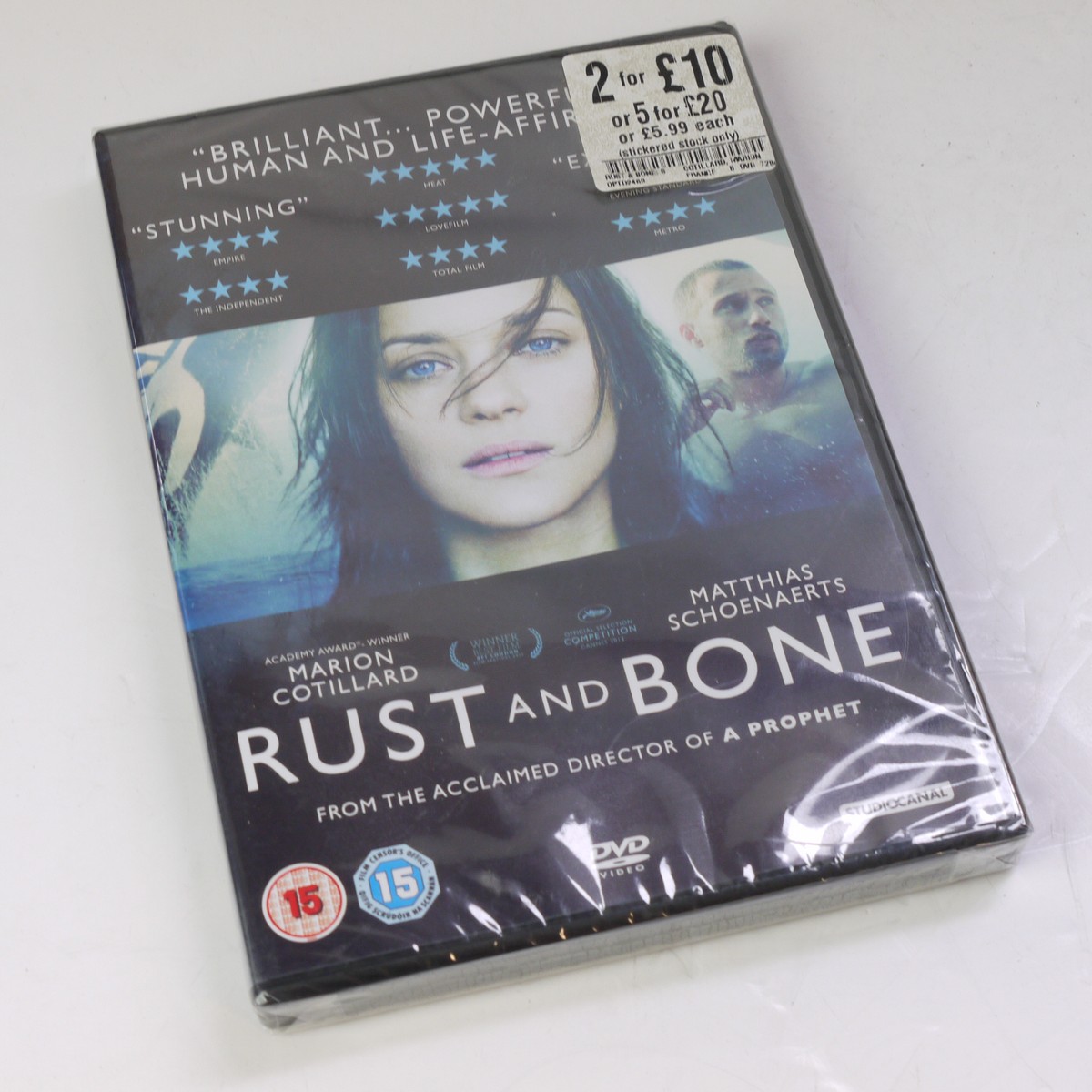 mwclassiccameras-20250620-151 Jacqes Audiard. 3 DVD Films ("A Prophet", "The Beat That My Heart Skipped" & "Rust and Bone" Acclaimed Director. With Special Features. One Sealed. PAL/Region 2 (UK)