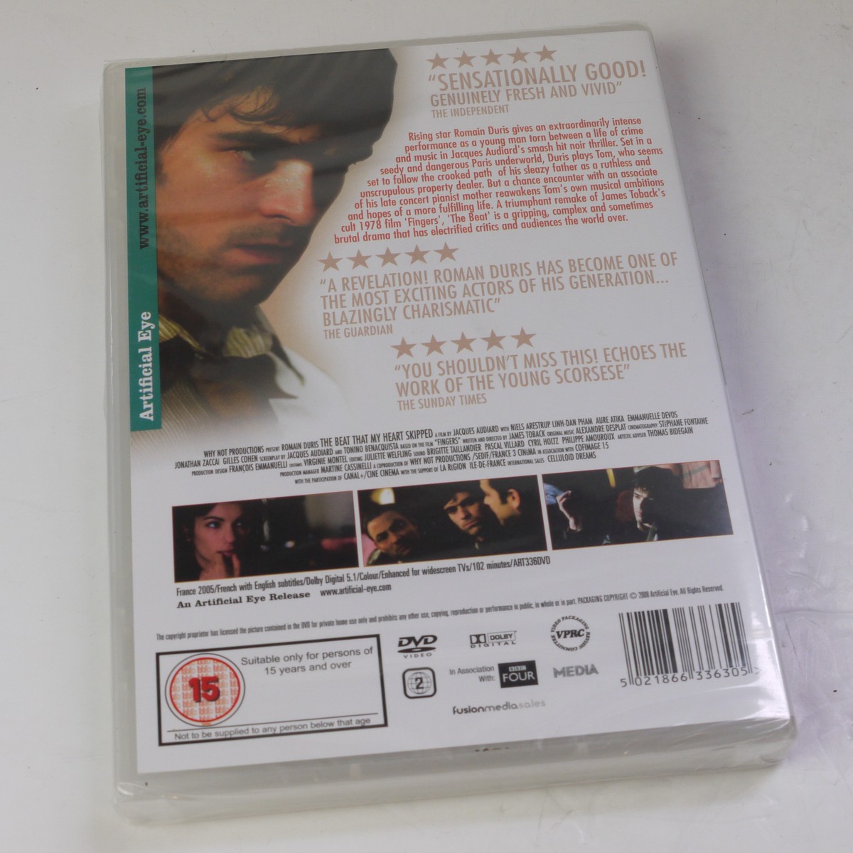 mwclassiccameras-20250620-156 Jacqes Audiard. 3 DVD Films ("A Prophet", "The Beat That My Heart Skipped" & "Rust and Bone" Acclaimed Director. With Special Features. One Sealed. PAL/Region 2 (UK)