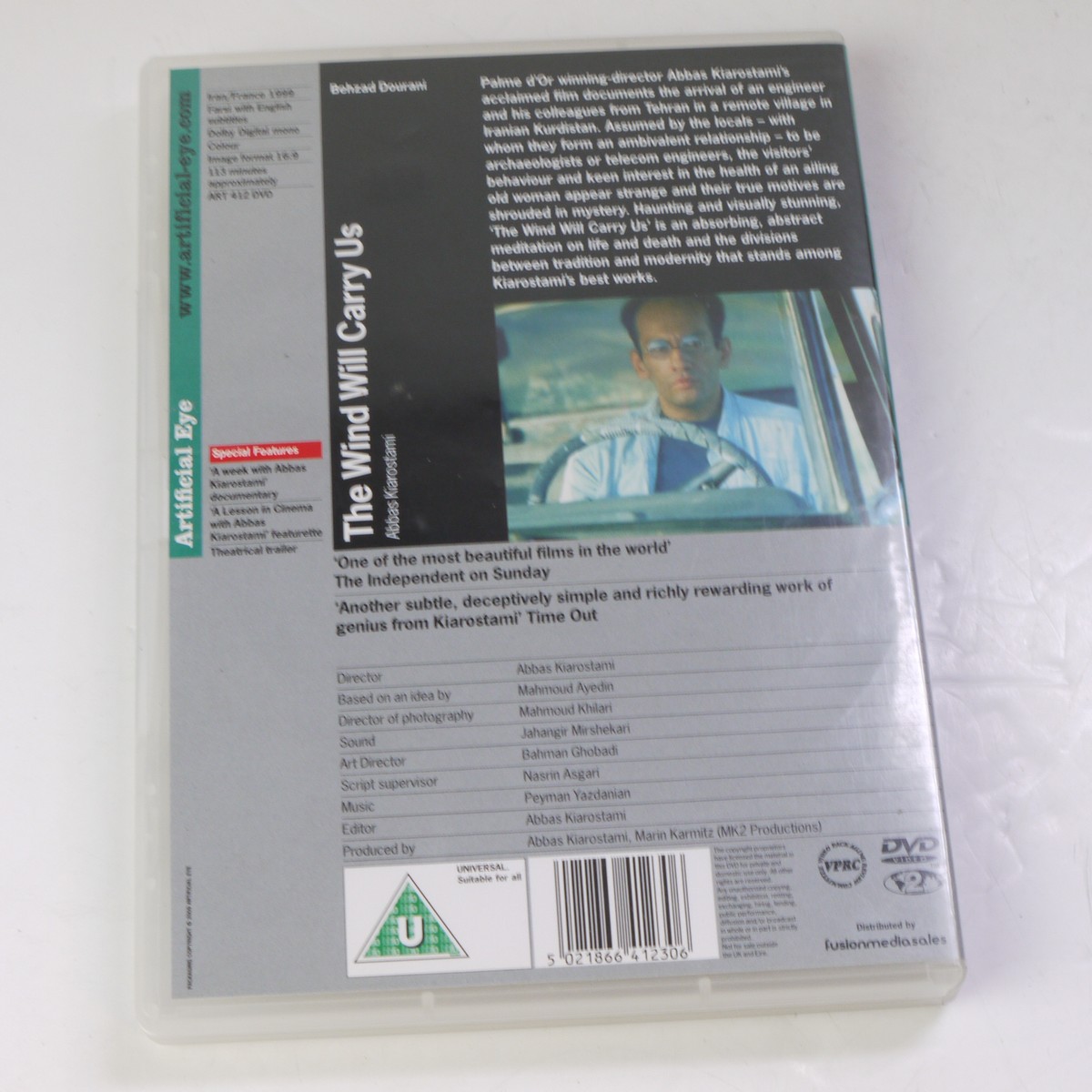 mwclassiccameras-20250620-188 The Wind Will Carry Us, a film by Abbas Kiarostami. DVD 2-Disc Special Edition from the Acclaimed Irania Director. PAL/Region 2 (UK)
