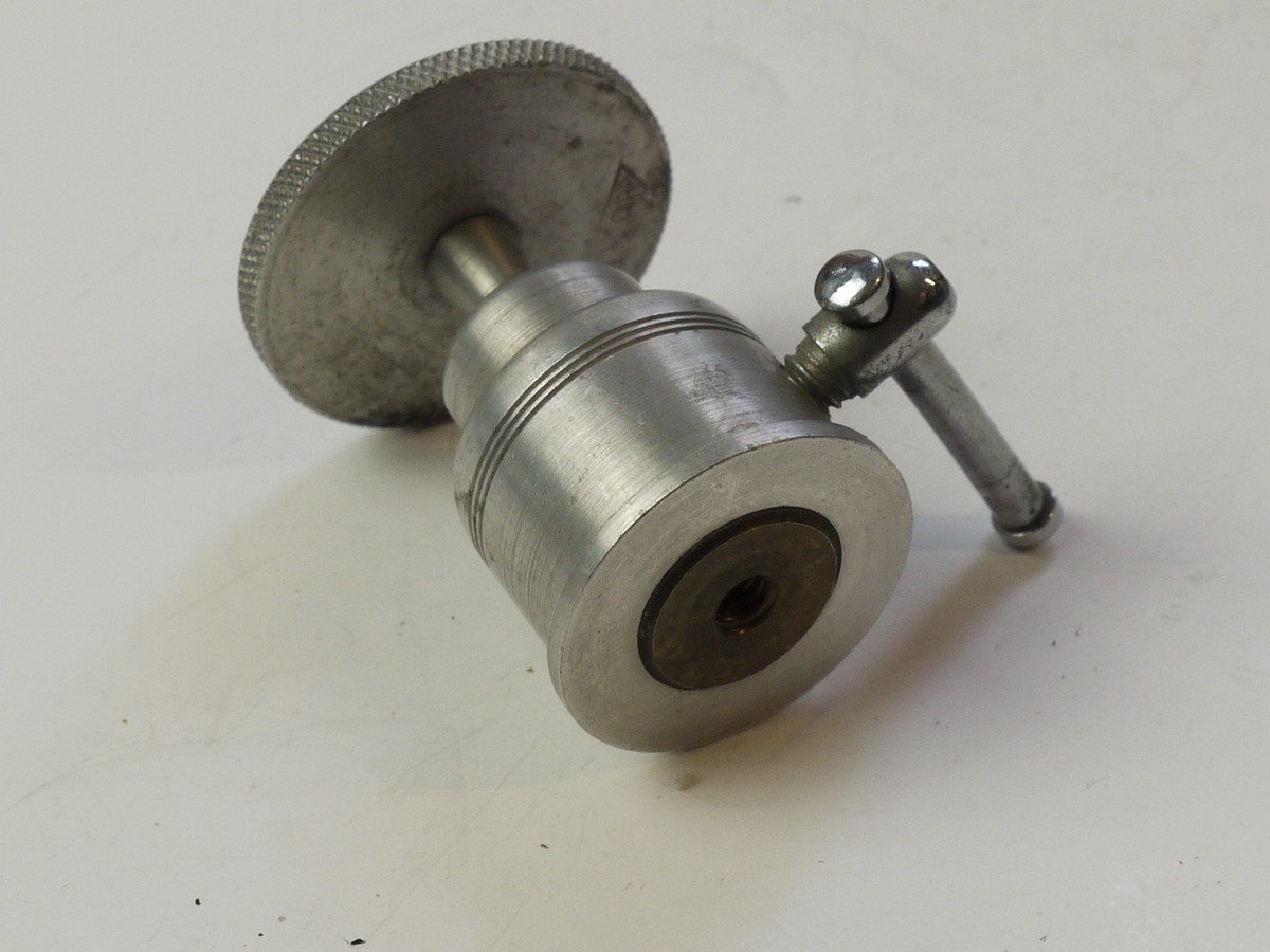 mwclassiccameras-20250620-354 Unbranded Small Ball & Socket Tripod Head (Platform Unscrews). Small Tripod Bush Size. (55mm from Top to Base)