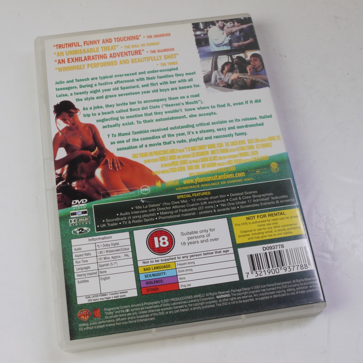 mwclassiccameras-20250620-86 Three Spanish Language Directors Films. Almodovar The Collection Volume 2; Almodovar's Talk to Her, Woman on the Verge of a Nervous Breakdown, All About My Mother, Volver & Bad Education; Alejandro Emenabar's Open Your Eyes. Total of 11 DVDs