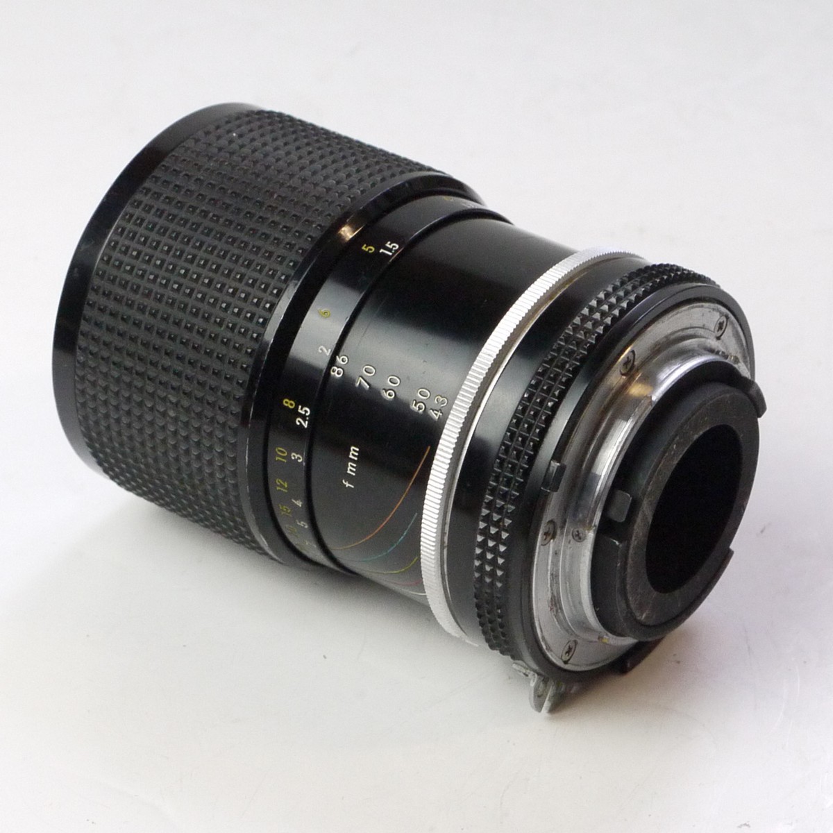 mwclassiccameras-20250627-131 Nikon 43-86mm f3.5 Zoom Nikkor manual zoo/focus AI mount lens + Skylight filter & Nikon Keeper case