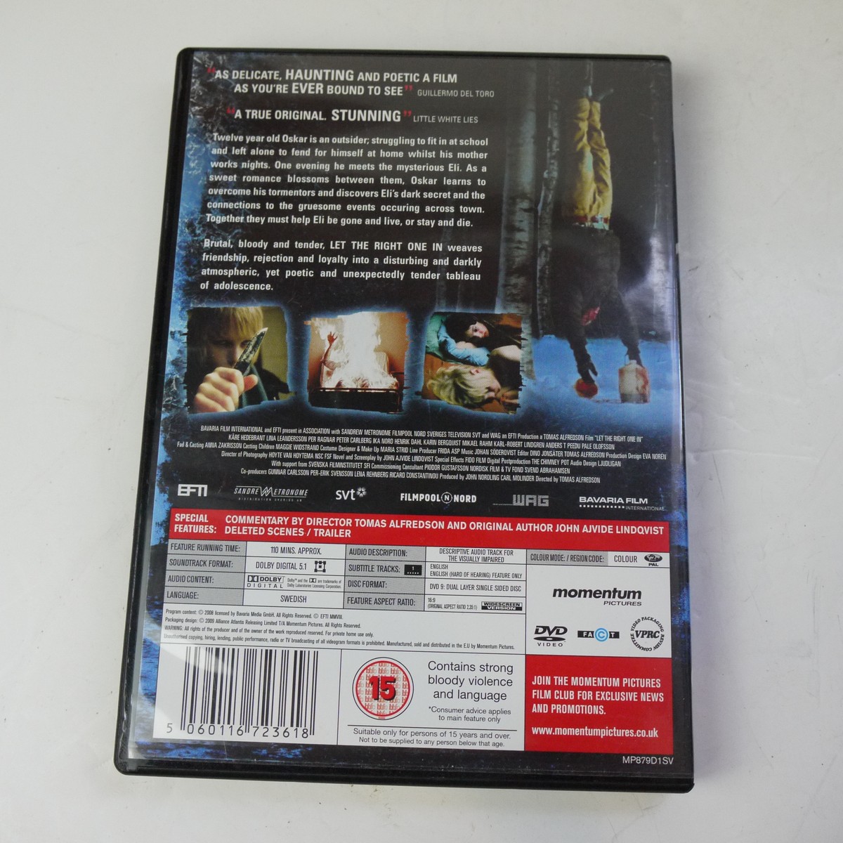 mwclassiccameras-20250627-50 Let The Right One In, a film by Thomas Alfredson, DVD with special Features. PAL/Region 2 (UK)