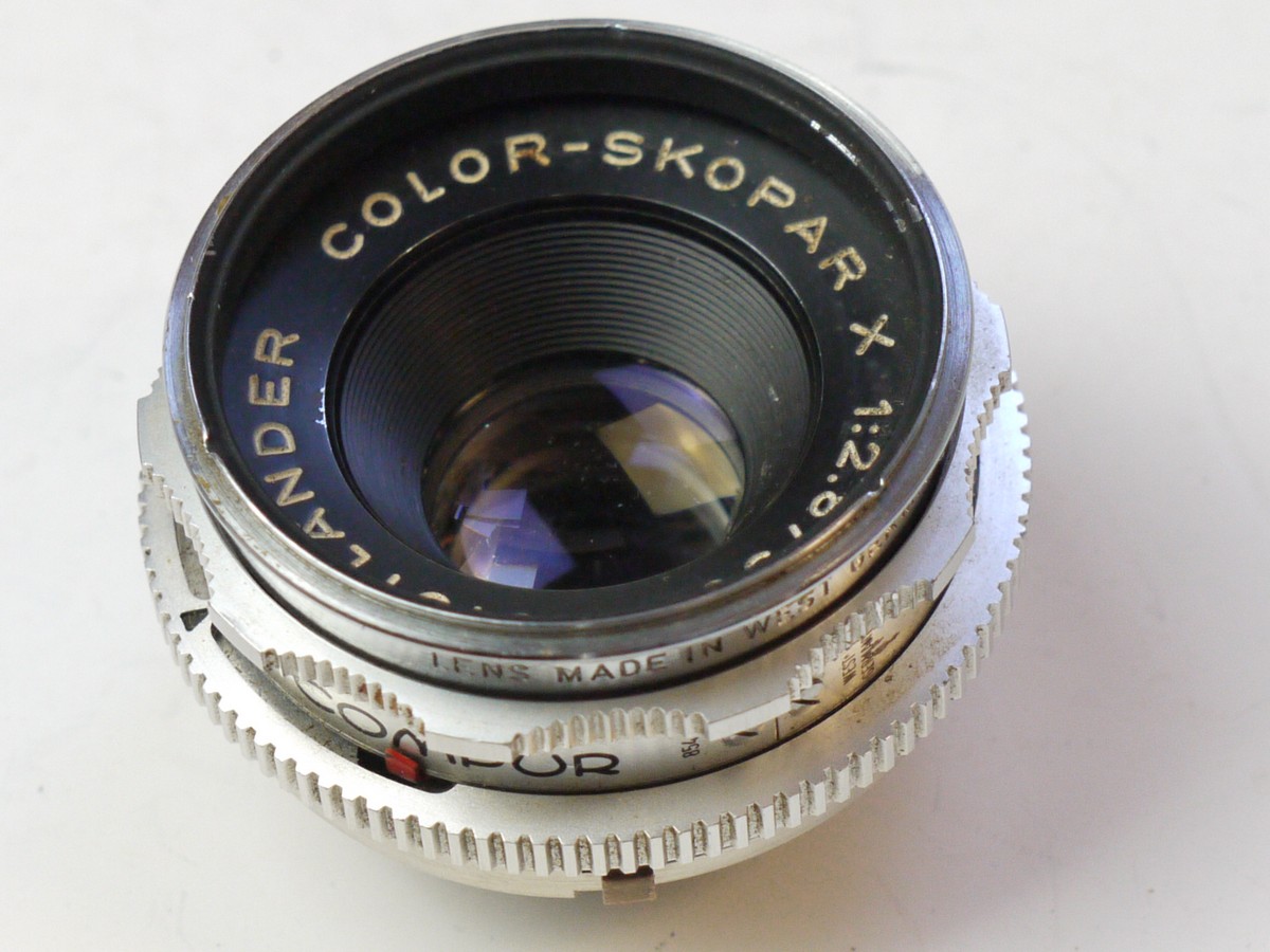 mwclassiccameras-20250704-185 Voigtlander 50mm f2.8 Color-Skopar X Deckel mount Bessamatic lens + Voigtlander Box