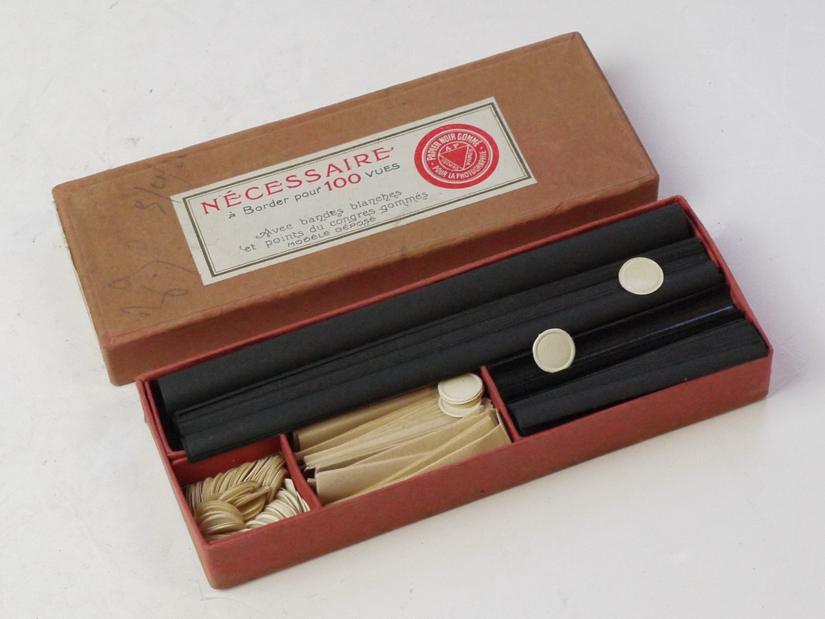 mwclassiccameras-20250704-199 Collection of Vintage Photo Tinting, Toners, Developer, Pencils, etc., All in makers Boxes