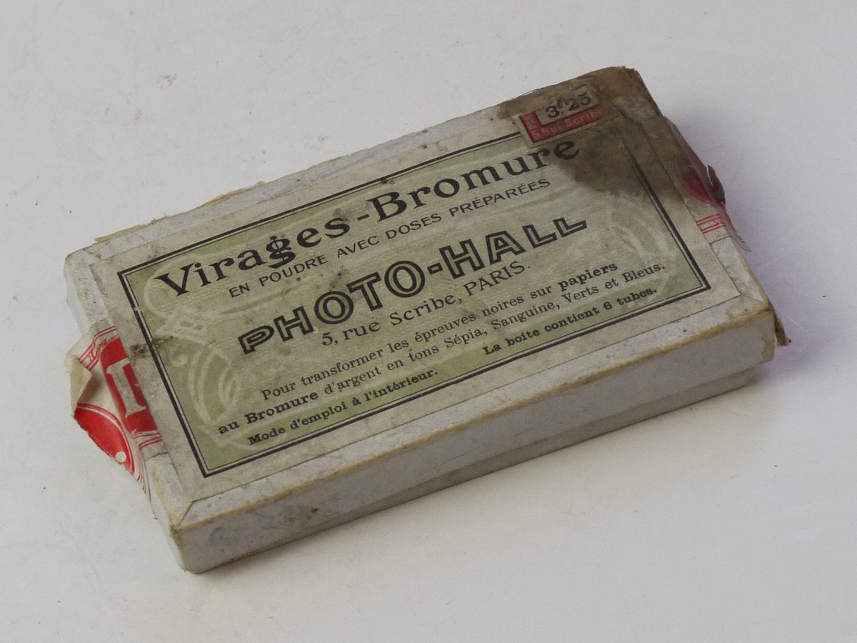 mwclassiccameras-20250704-202 Collection of Vintage Photo Tinting, Toners, Developer, Pencils, etc., All in makers Boxes
