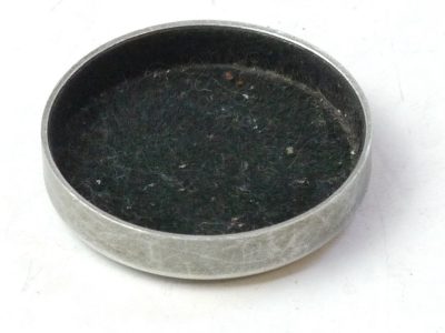 Unbraded 36mm Push-On front lens cap, makrked "36". With felt inlay