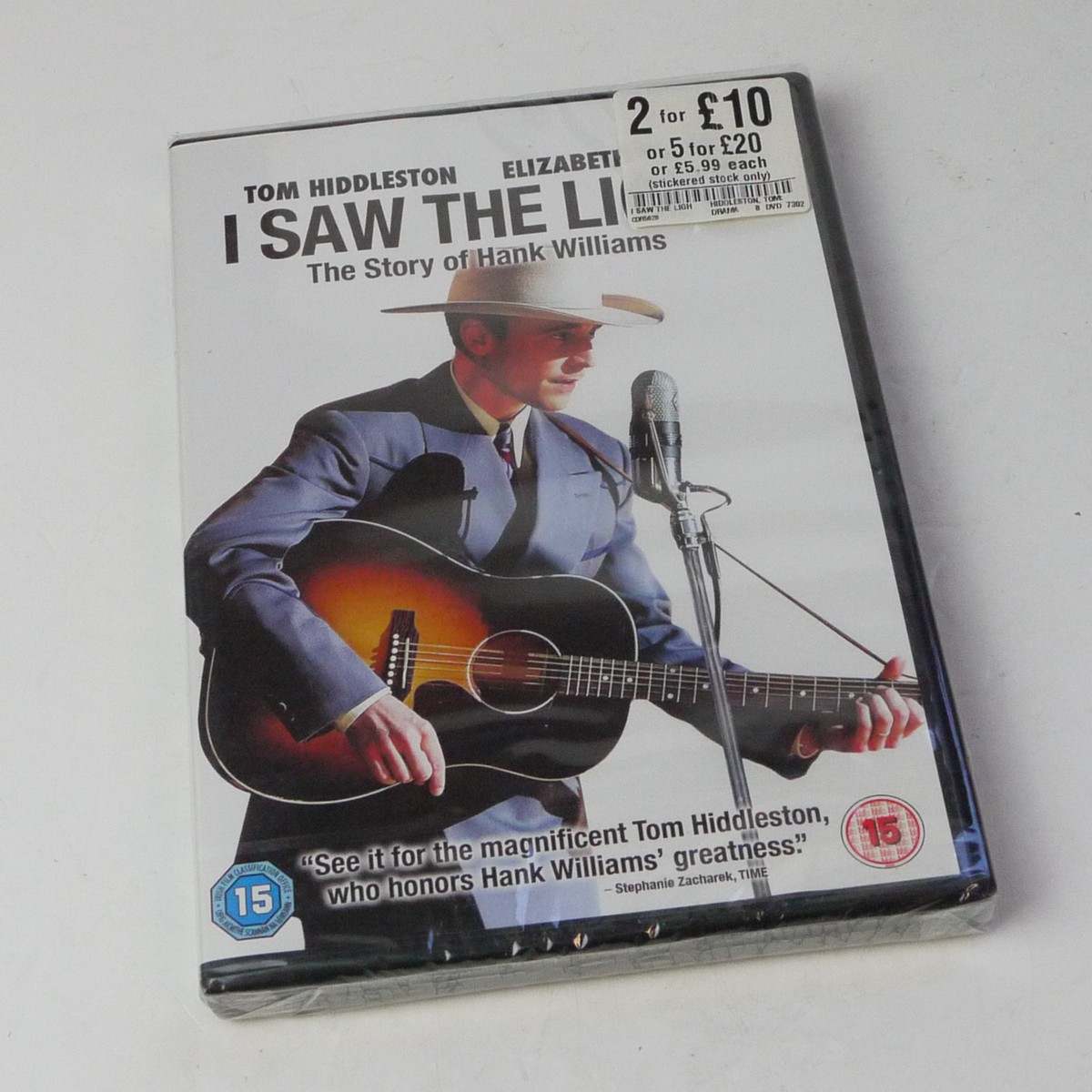 mwclassiccameras-20250704-76 I Saw The Light, The Story of Hank Williams, Staring Tom Hiddleston. DVd with spoecial Features. PAL/Region 2 (UK) Sealed