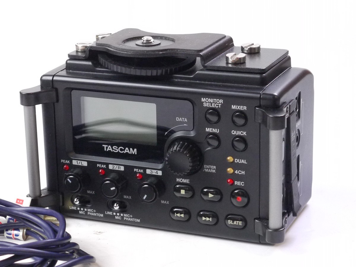 mwclassiccameras-20250718-122 Tascam Linear PCM Recorder/Mixer DR-60D Mk.1 (For Videos on DSLRs) Takes SD Card