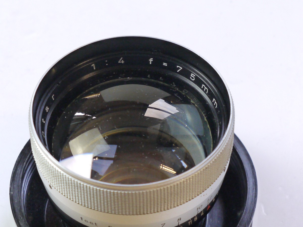 mwclassiccameras-20250718-203 Pantar 30mm f4 Supplementary Wide-Angle lens for the Contina & Contaflex Alpa/Beta SLRs + Keeper case
