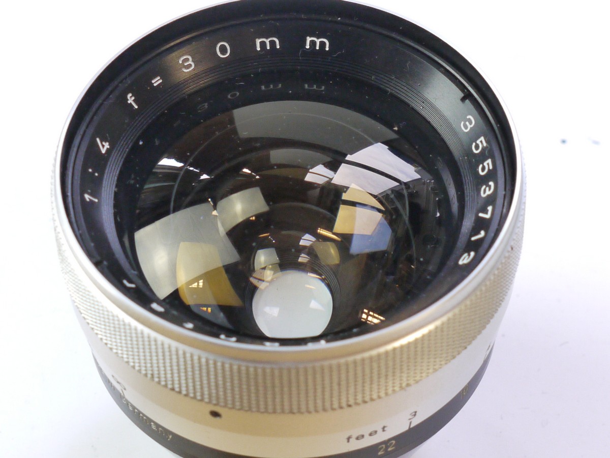 mwclassiccameras-20250718-207 Pantar 30mm f4 Supplementary Wide-Angle lens for the Contina & Contaflex Alpa/Beta SLRs + Keeper case