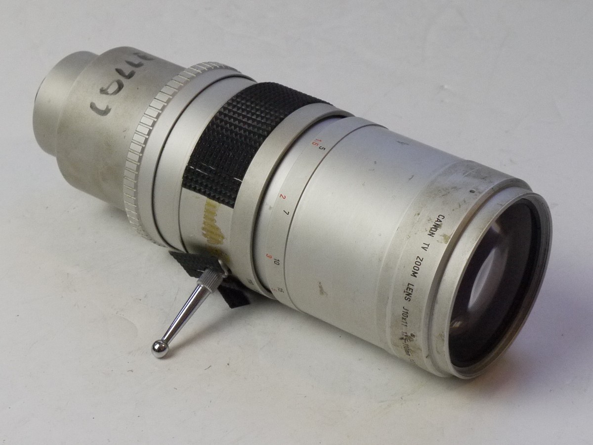 mwclassiccameras-20250808-104 Canon TV Zoom J10x11 11.5-110mm f2.3 C mount lens with focus grip & original case
