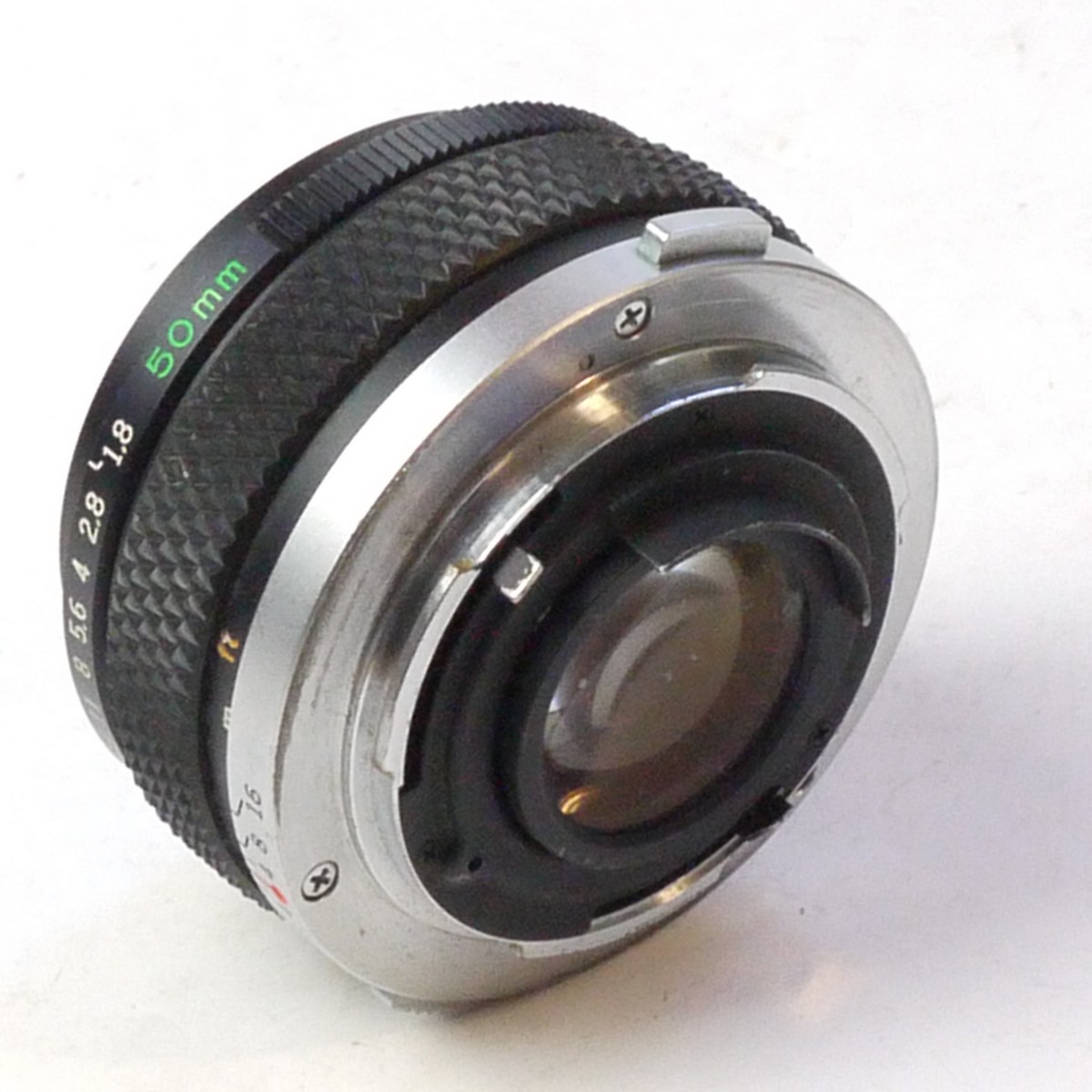mwclassiccameras-20250808-147 Olympus 50mm f1.8 F Zuiko Auto-S manual Focus OM mount lens + Caps