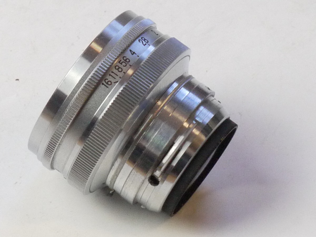 mwclassiccameras-20250808-229 Nippon Kogaku 5cm f1.4 Nikkor-S.C coated chrome lens, Nkon S mount. NOT USABLE, MISSING AN INSIDE ELEMENT. Suitable for spare parts or reconstruction