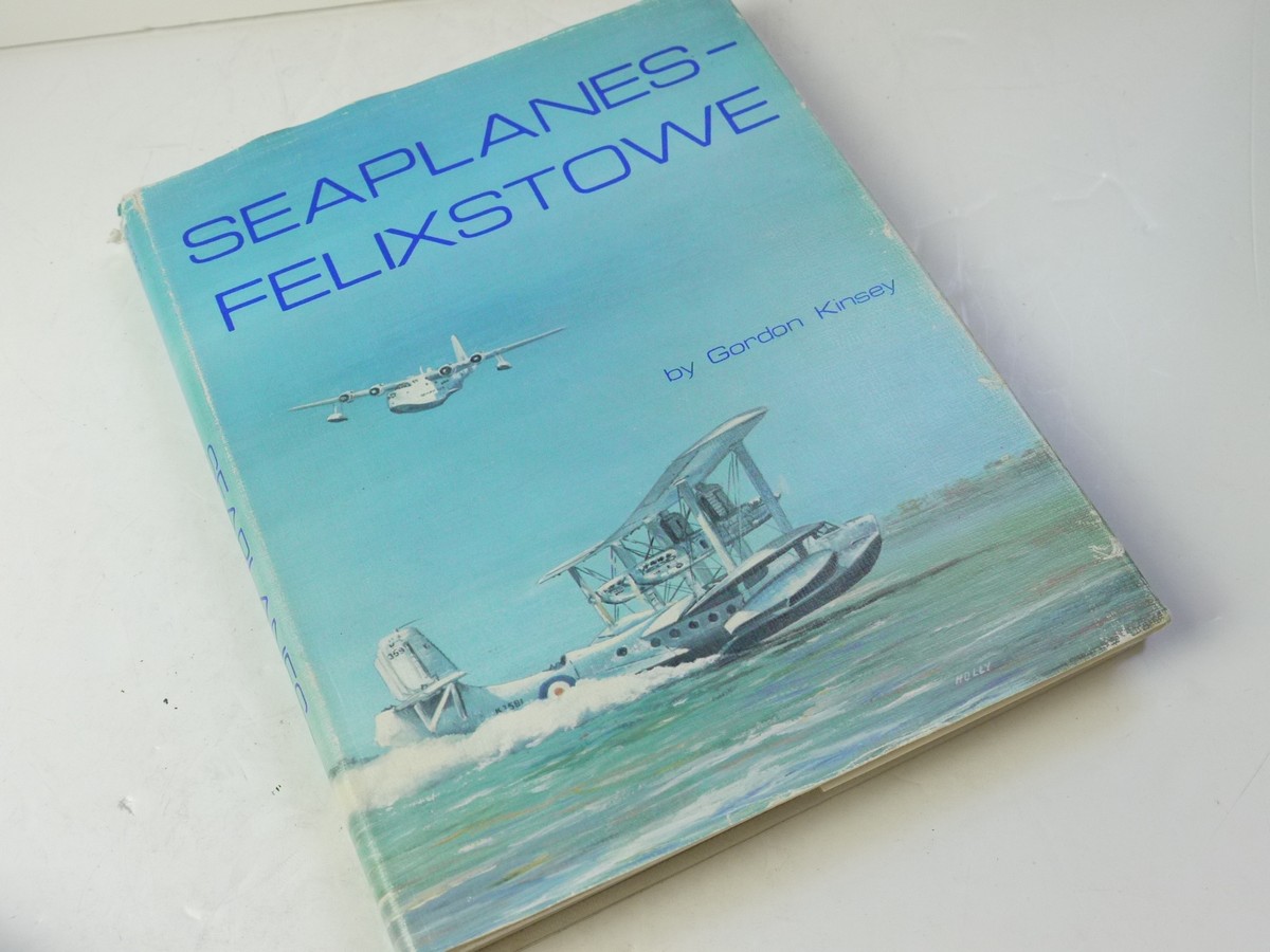mwclassiccameras-20250815-138 Set of Two books by Gordon Kinsey: "Martlesham Heath" & "Seaplanes-Felixstowe" c1978-79. Both Hardback with dust Covers