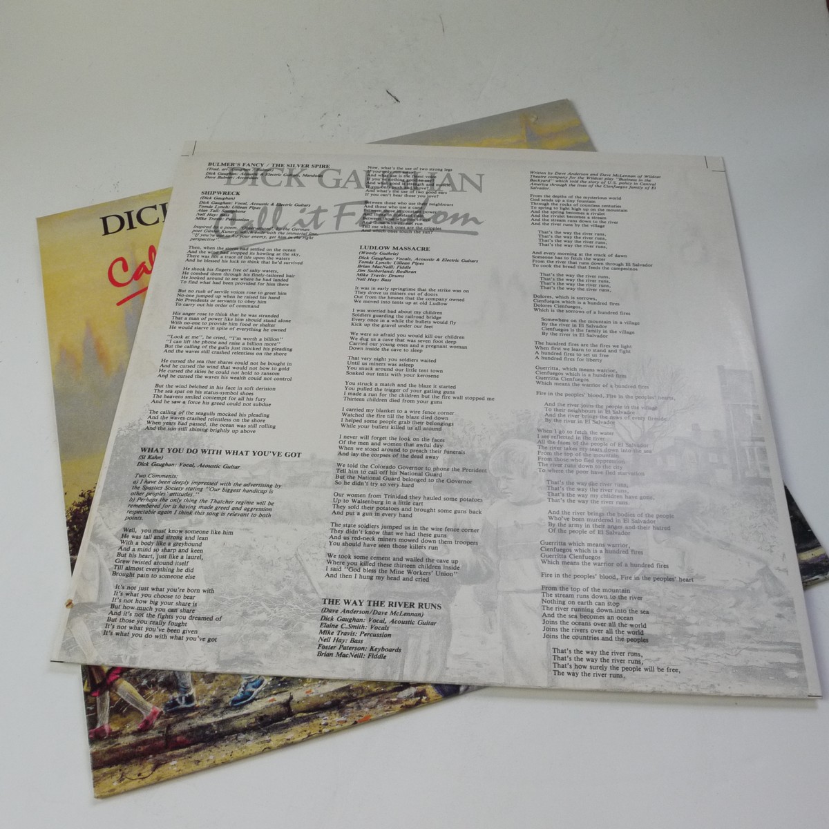 mwclassiccameras-20250829-120 Dick Gaughan - Call it Freedom Vinyl LP c1988 (CM041) Celtic Music