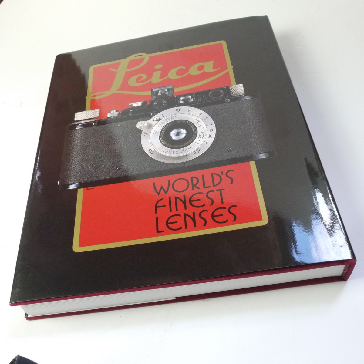 mwclassiccameras-20250829-138 Leica An Illustrated History Volume II - Lenses, by James L Lager c1994. Large Hardbound book with dust cover. In English UNCOMMON