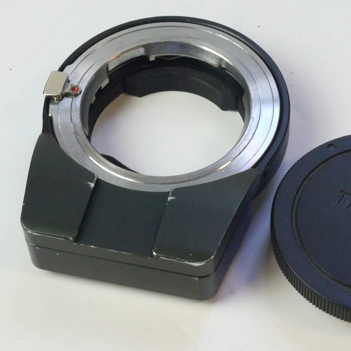 mwclassiccameras-20250829-166 Techart LM-EA7 Mount Adapter for using Leica M lenses on Sony E mount Cameras + M Cap
