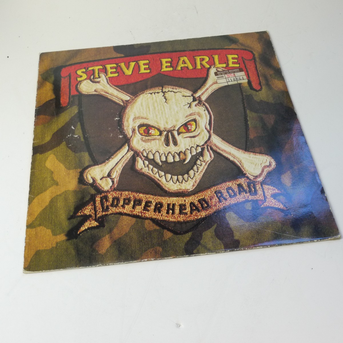 mwclassiccameras-20250829-221 Steve Earle - Copperhead Road Vinyl LP c1988. With Lyrics Inner Sleeve. MCA. MCF 342