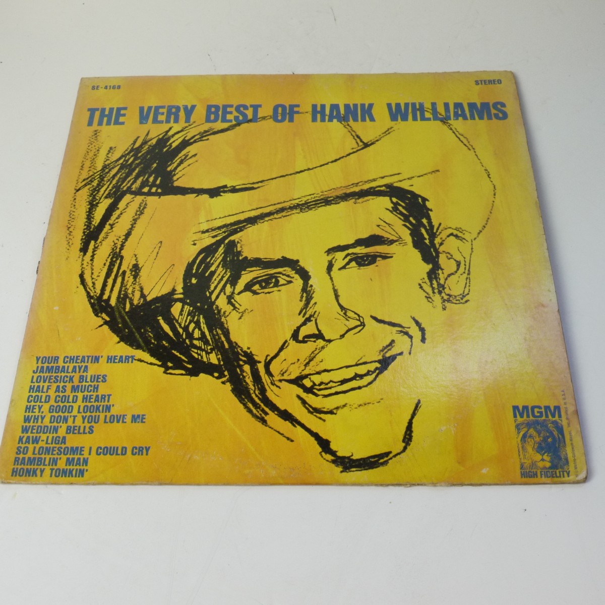mwclassiccameras-20250829-229 Hank Williams - The Very Best Of Hank Williams Vinyl LP. Stereo. MGM E/SE 4168