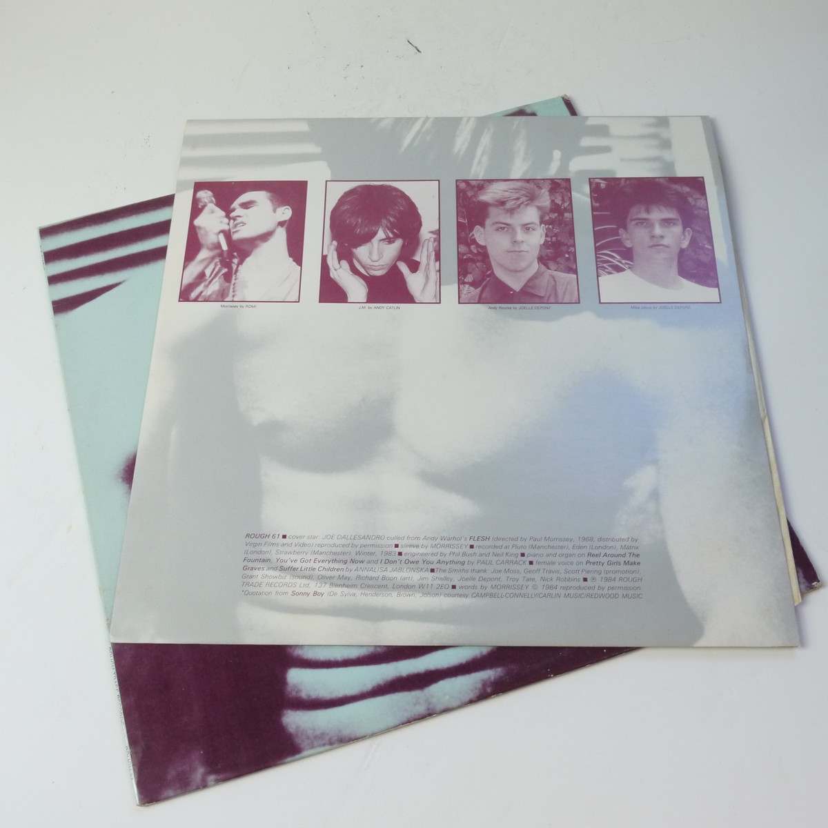 mwclassiccameras-20250829-23 The Smiths - The Smiths Vinyl LP c1984. With Inner sleeve & Lyrics Sleeve. Rough Trade. Rough 61