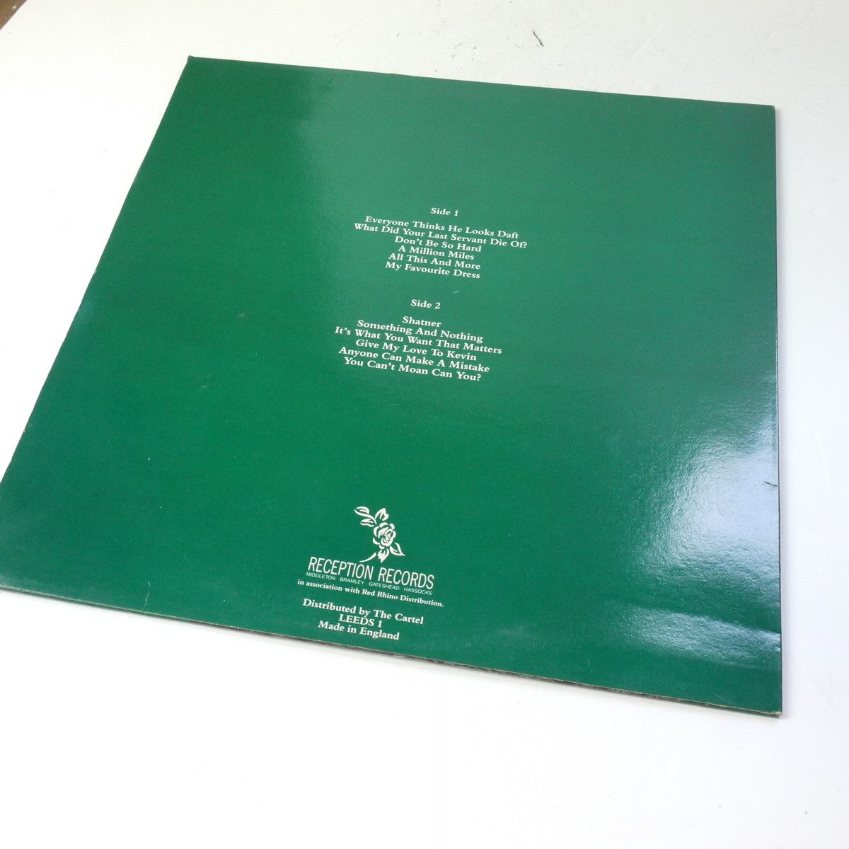 mwclassiccameras-20250829-39 The Wedding Present - George Best Vinyl LP c1987. Reception Records. LEEDS 1