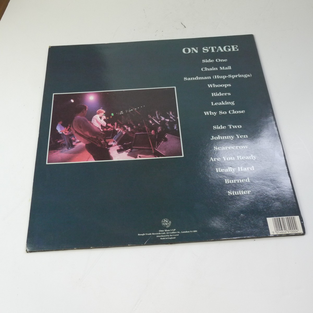 mwclassiccameras-20250829-80 James - One Man Clapping. On Stage Vinyl LP c1989. Rough Trade. One Man 1 LP