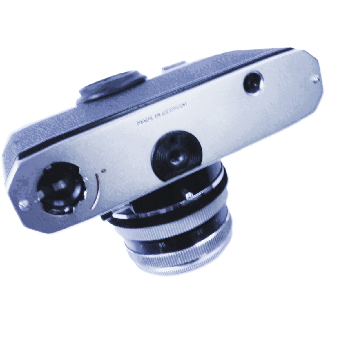 mwclassiccameras-20250912-122 Zeiss Ikon Icarex 35S BM chrome 35mm SLR + 50mm f2.8 Tessar Breechlock mount lens