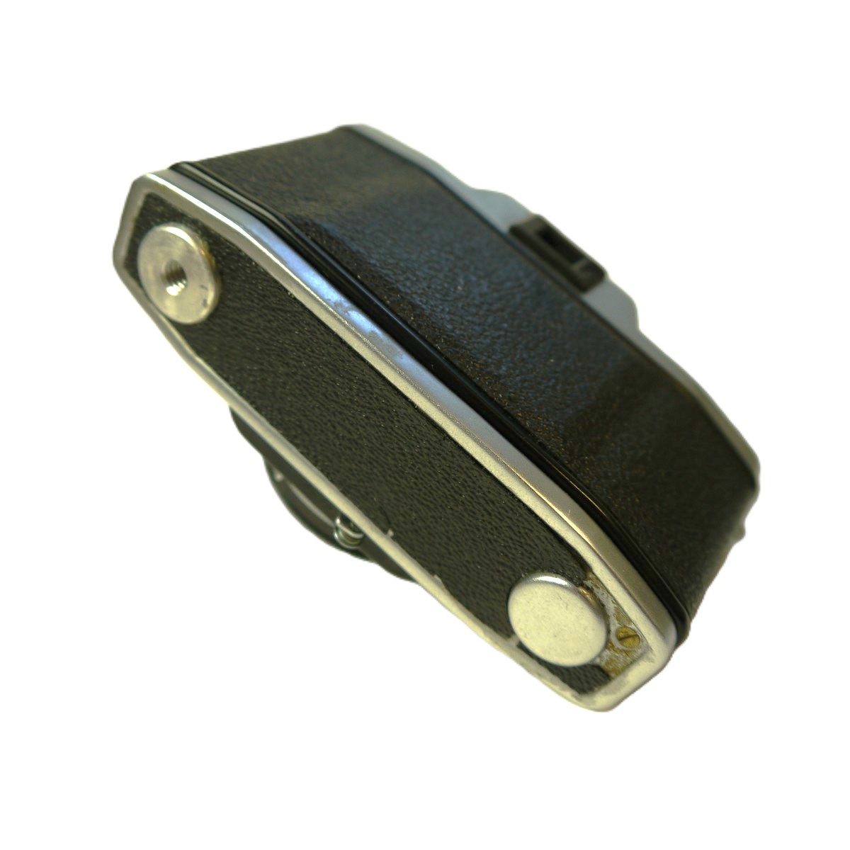 mwclassiccameras-20250919-19 Kowa 35N 35mm viewfinder camera with unique style small lever film advance below the lens panel, with Kowa 45mm f3.5 Prominar F.C lens & 4-Speed shutter
